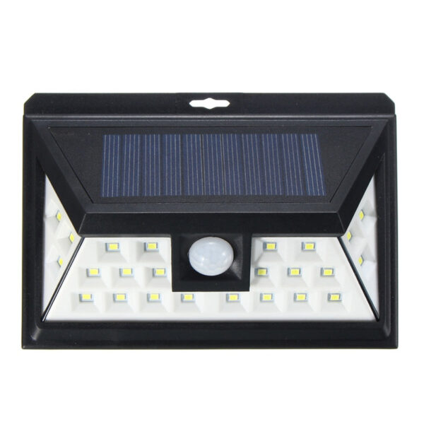 Wide Angle Solar-Powered Outdoor Motion Sensor Security Light